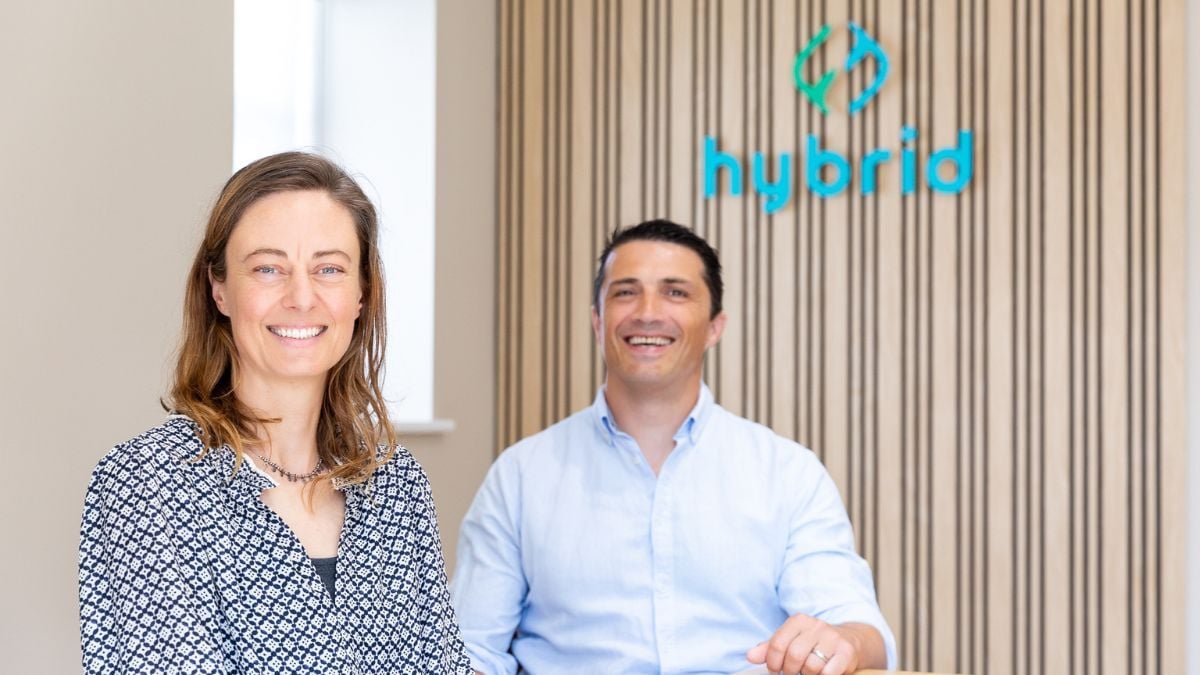 An image of Morwenna Richards and Stephen Potter, founders and directors of Hybrid Resource Management