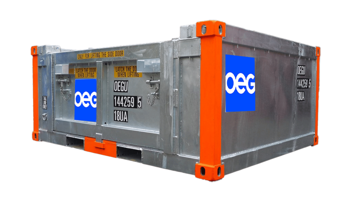 10ft Half height container