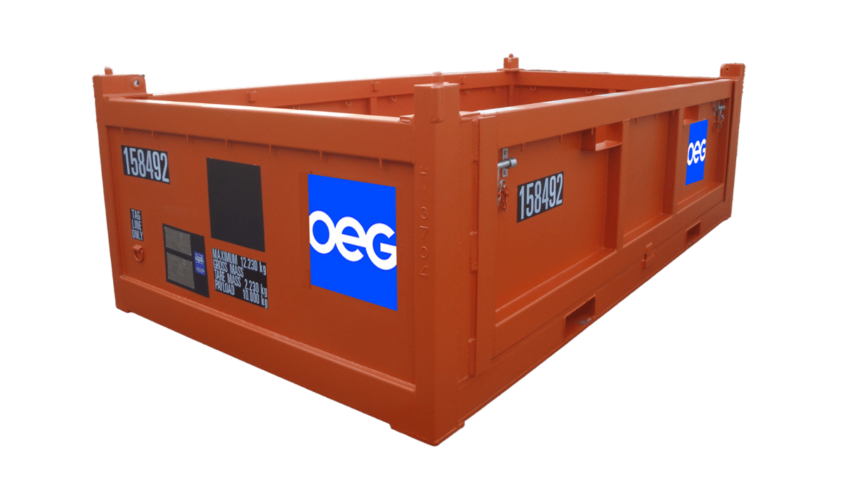 15ft Half height container