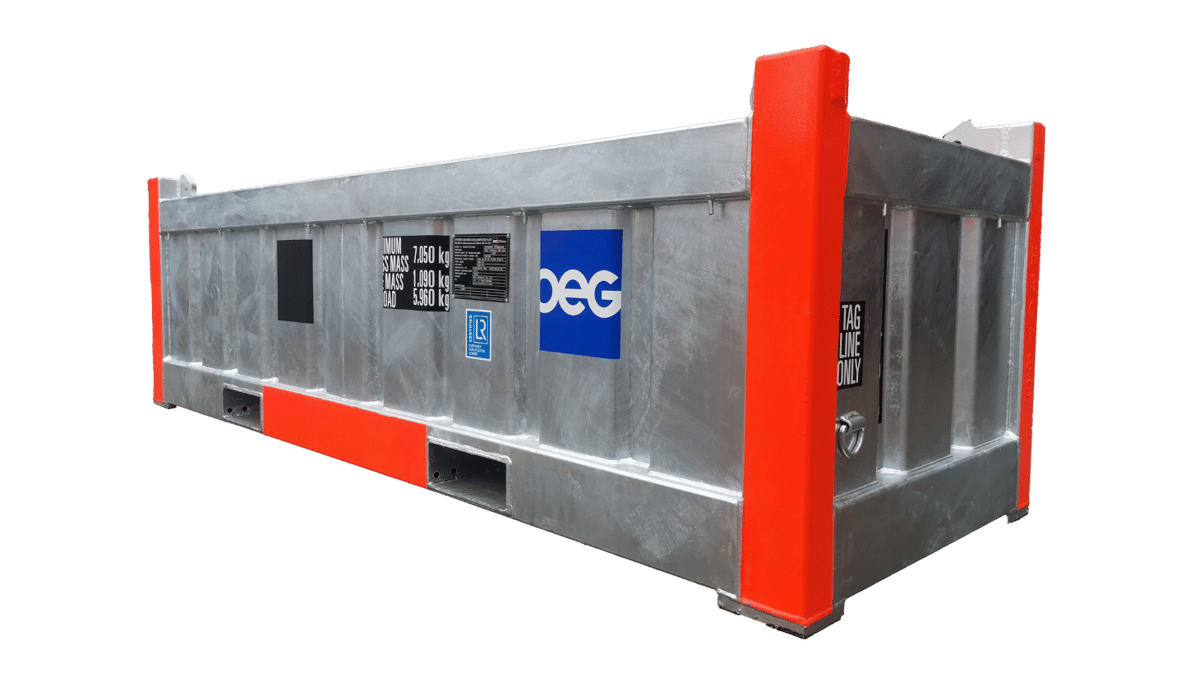 23ft Half height container