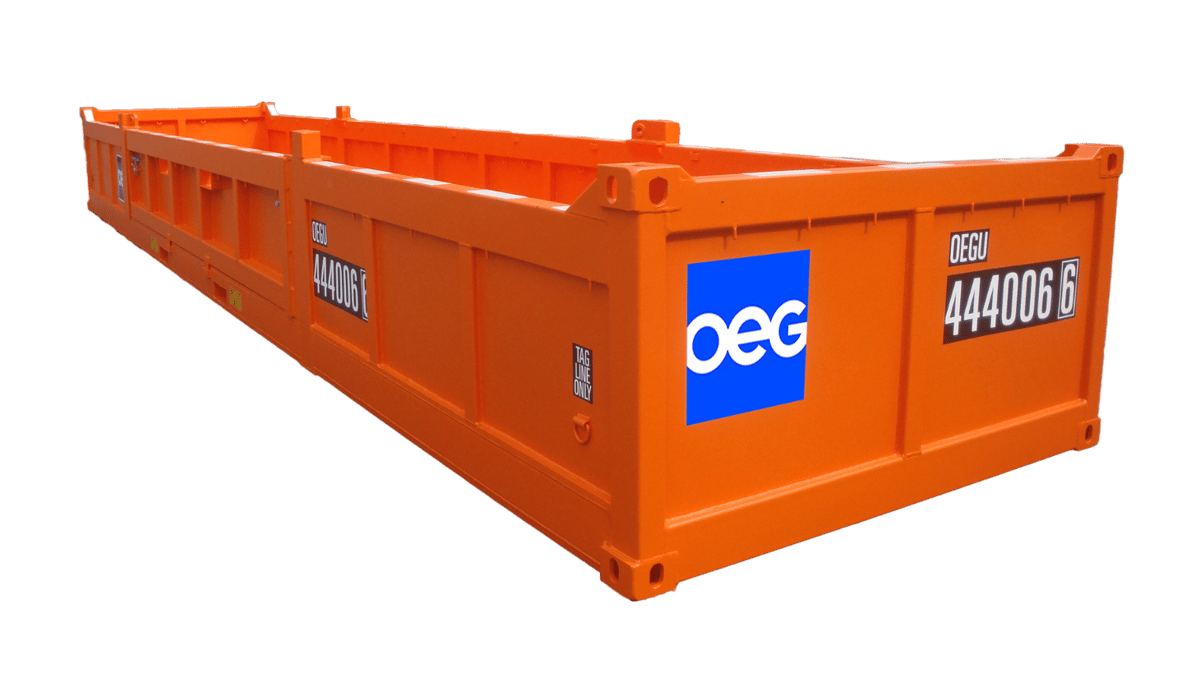 40ft Half height container