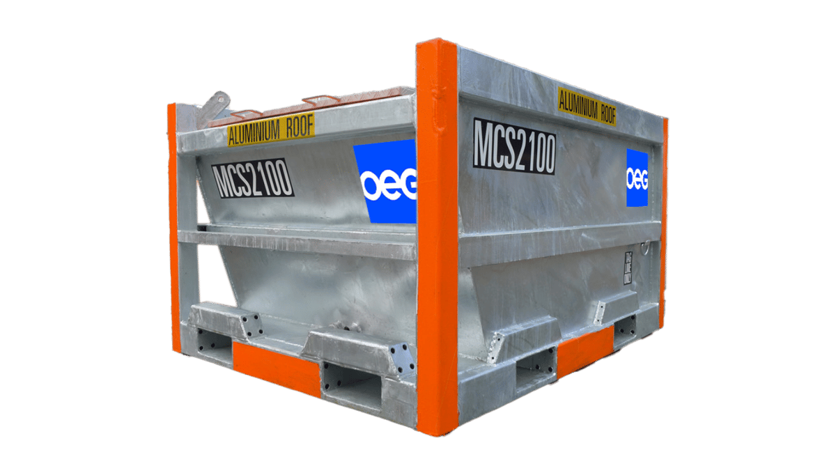 15bbl Mud cuttings skip