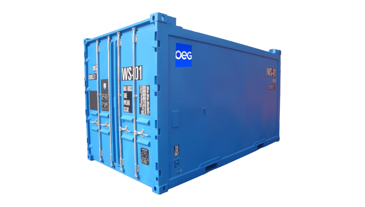 15ft Workshop container