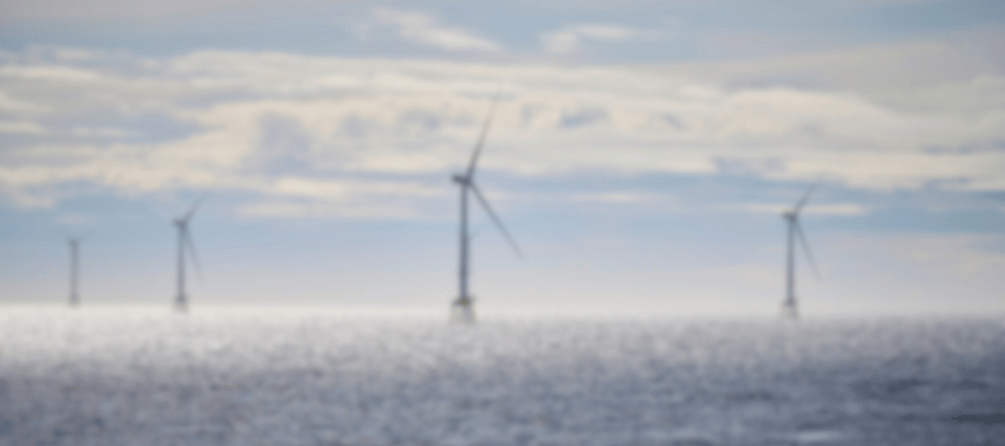 Wind farm blurred - 3600 x 1600