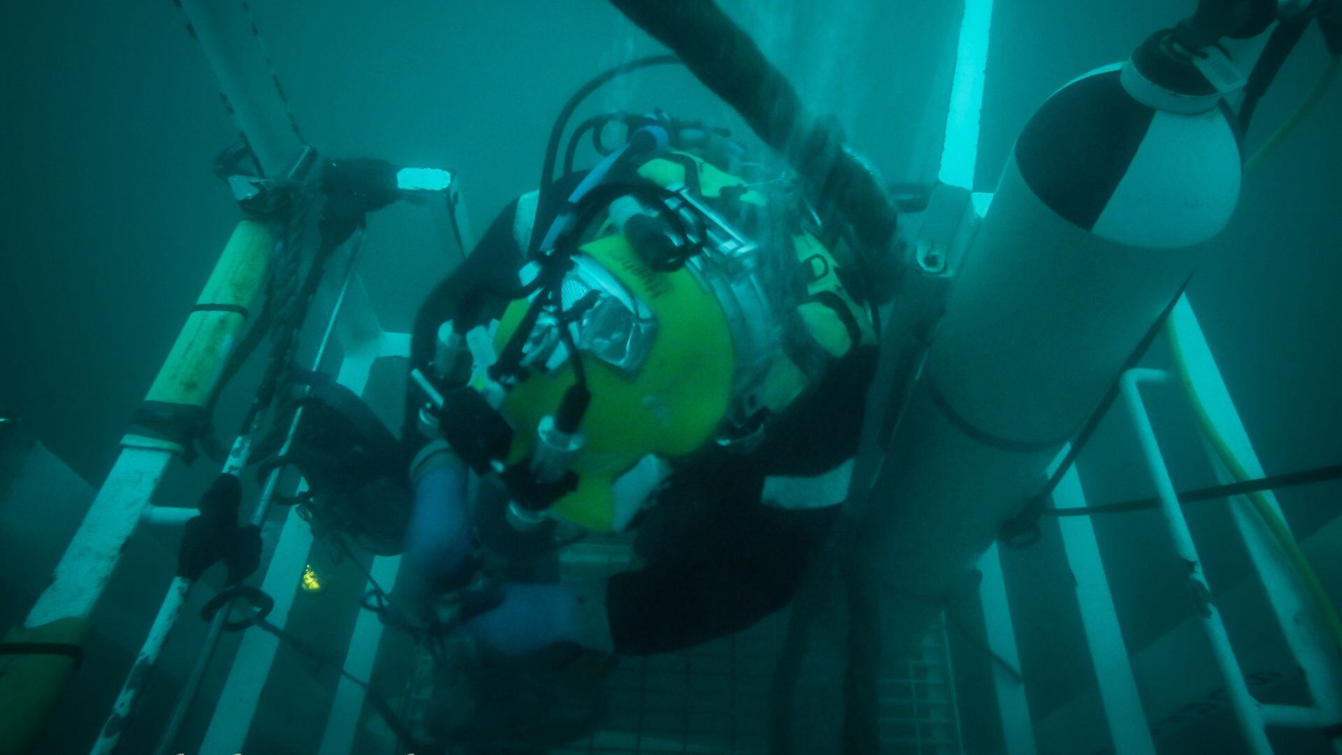 Subsea diver underwater