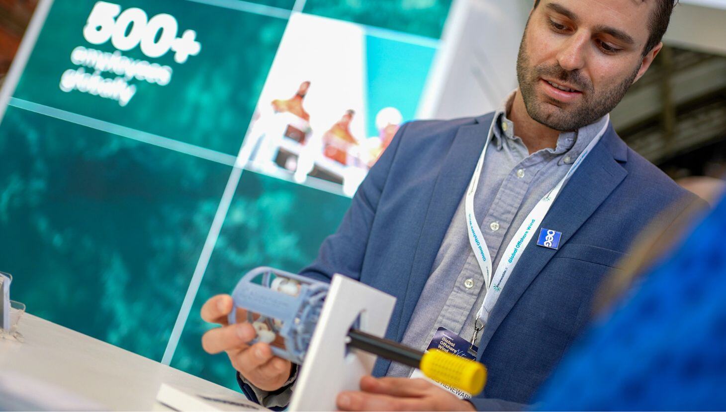 Man on OEG stand with ICCP
